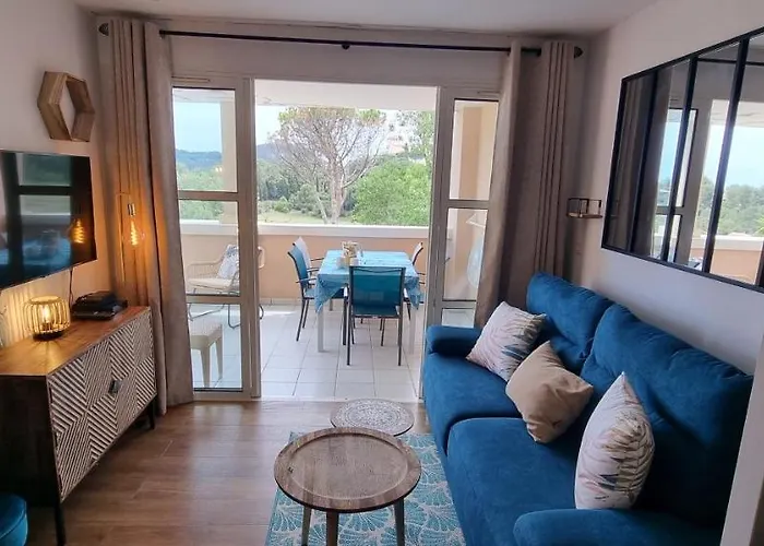 Agay Cap Esterel Village Allee Fleurs - F2 Clim Vue Golf Et Mer - Grande Terrasse Plein Sud